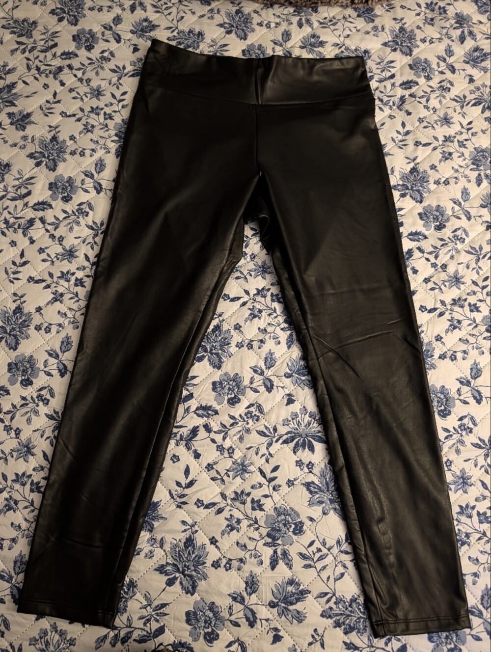 Express Black Faux Leather Leggings